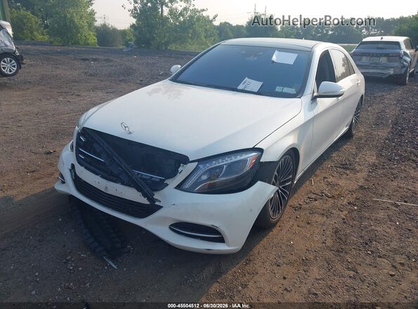 WDDUG8FB7HA316527 2017 MERCEDES-BENZ S-CLASS White Widok z przodu