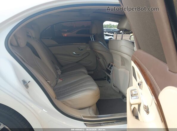 WDDUG8FB7HA316527 2017 MERCEDES-BENZ S-CLASS White Widok naklejki z numerem VIN