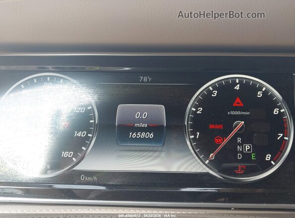 WDDUG8FB7HA316527 2017 MERCEDES-BENZ S-CLASS White Widok tylnych siedzeń