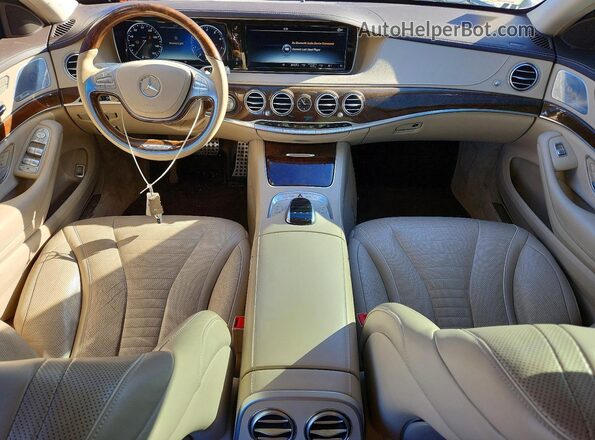 WDDUG8FB7HA332002 2017 MERCEDES-BENZ S Черный Вид панели приборов