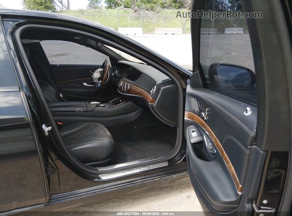 WDDUG8FB8GA209534 2016 MERCEDES-BENZ S-CLASS Black Widok wnętrza z przodu