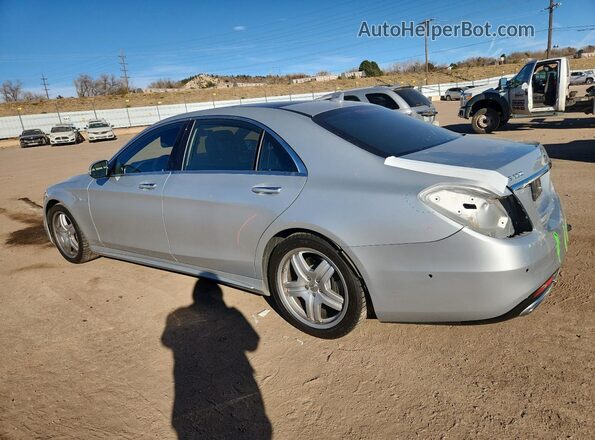 WDDUG8GB2KA435561 2019 MERCEDES-BENZ S Серебряный Задняя левая четверть