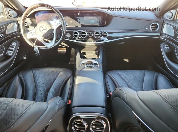 WDDUG8GB2KA435561 2019 MERCEDES-BENZ S Серебряный Вид панели приборов