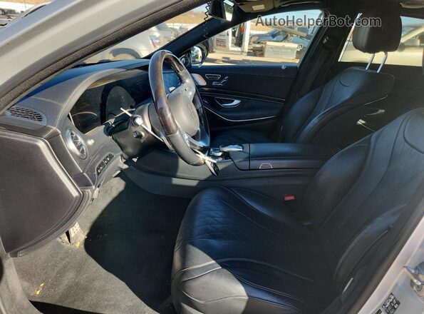 WDDUG8GB2KA435561 2019 MERCEDES-BENZ S Серебряный Вид салона спереди