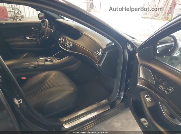 WDDUG8GB6KA489204 2019 MERCEDES-BENZ S-CLASS Black Front interior view
