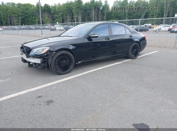 WDDUG8GB6KA497464 2019 MERCEDES-BENZ S-CLASS Black Передня ліва чверть