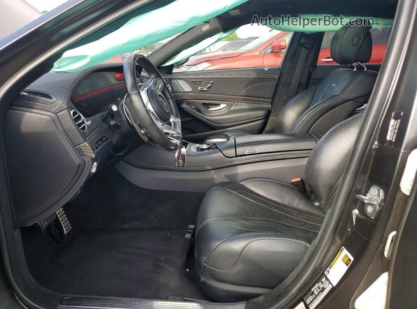 WDDUG8JB3JA382747 2018 MERCEDES-BENZ S Black წინა სალონის ხედი