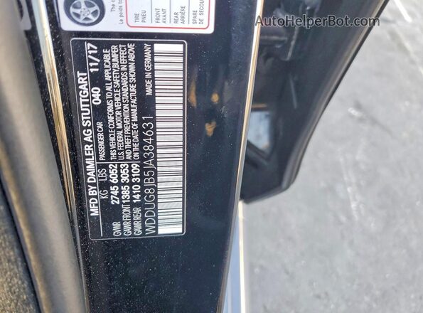 WDDUG8JB5JA384631 2018 MERCEDES-BENZ S Black 