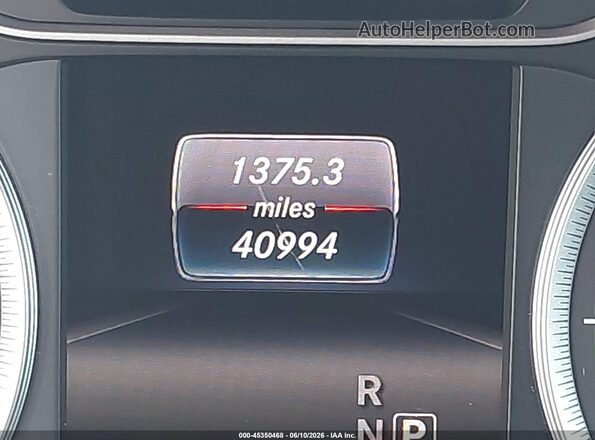 WDDVP9AB9GJ010140 2016 MERCEDES-BENZ B 250E Gray Вид щитка приладів