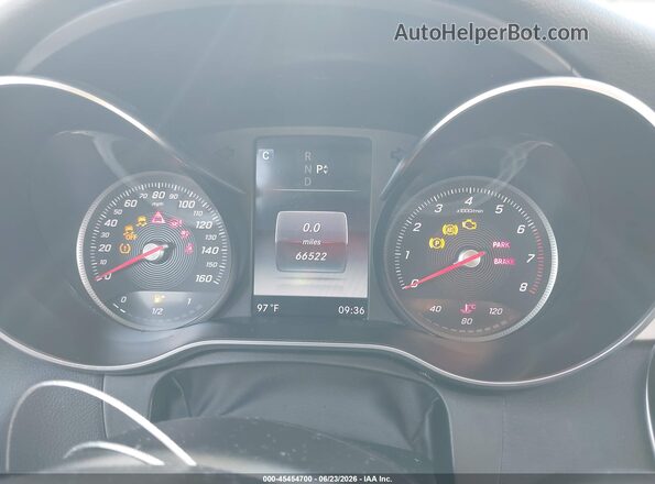 WDDWF4JB0HR253106 2017 MERCEDES-BENZ C-CLASS Gray უკანა სავარძლების ხედი