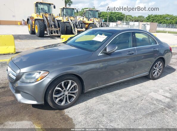 WDDWF4JB0HR253106 2017 MERCEDES-BENZ C-CLASS Gray 