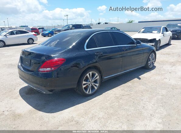 WDDWF4JB0JR422806 2018 MERCEDES-BENZ C-CLASS Black Vista de los asientos traseros