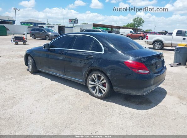 WDDWF4JB0JR422806 2018 MERCEDES-BENZ C-CLASS Black Vista interior delantera