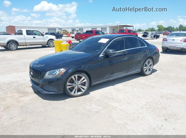 WDDWF4JB0JR422806 2018 MERCEDES-BENZ C-CLASS Black Trasero izquierdo