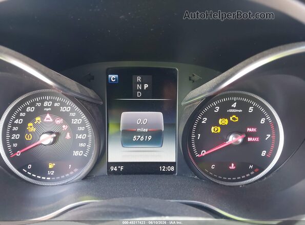 WDDWF4JB0JR422806 2018 MERCEDES-BENZ C-CLASS Black Vista del cuadro de instrumentos