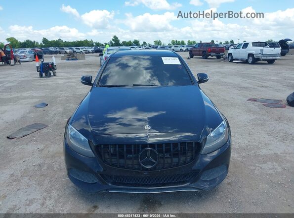 WDDWF4JB0JR422806 2018 MERCEDES-BENZ C-CLASS Black Vista trasera