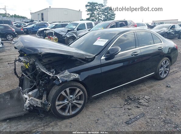 WDDWF4JB1JR315540 2018 MERCEDES-BENZ C-CLASS Black წინა მარცხენა ხედი სამი მეოთხედიდან