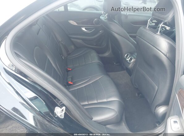 WDDWF4JB1JR315540 2018 MERCEDES-BENZ C-CLASS Black VIN კოდის სტიკერის ხედი