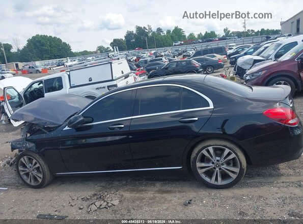 WDDWF4JB1JR315540 2018 MERCEDES-BENZ C-CLASS Black სალონის 360-გრადუსიანი ხედი