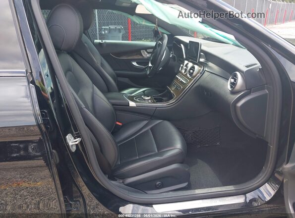 WDDWF4JB2JR415193 2018 MERCEDES-BENZ C-CLASS Black Widok wnętrza z przodu