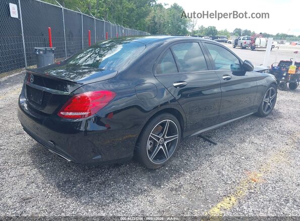 WDDWF4JB2JR415193 2018 MERCEDES-BENZ C-CLASS Black Tył prawy