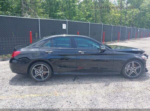 WDDWF4JB2JR415193 2018 MERCEDES-BENZ C-CLASS Black Widok wnętrza z tyłu