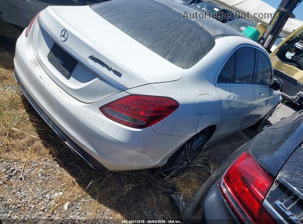 WDDWF4JB3JR404543 2018 MERCEDES-BENZ C-CLASS Белый Задняя правая четверть
