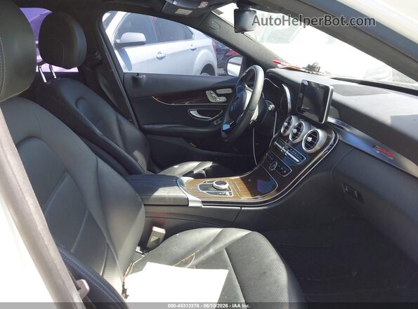 WDDWF4JB3JR404543 2018 MERCEDES-BENZ C-CLASS Белый Вид салона спереди