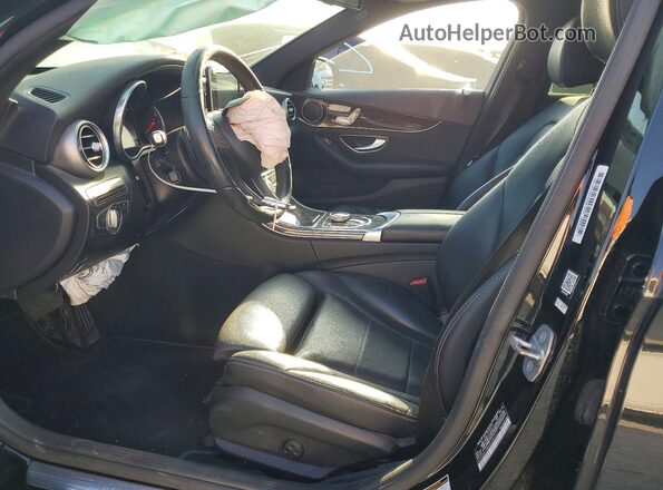 WDDWF4JB4JR326127 2018 MERCEDES-BENZ C Черный Вид салона спереди
