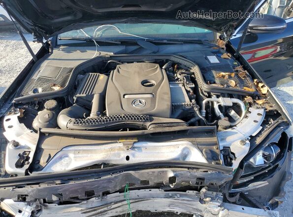 WDDWF4JB4JR326127 2018 MERCEDES-BENZ C Черный Вид задней части салона