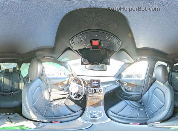 WDDWF4JB4JR326127 2018 MERCEDES-BENZ C Черный Панорамный вид салона 360°