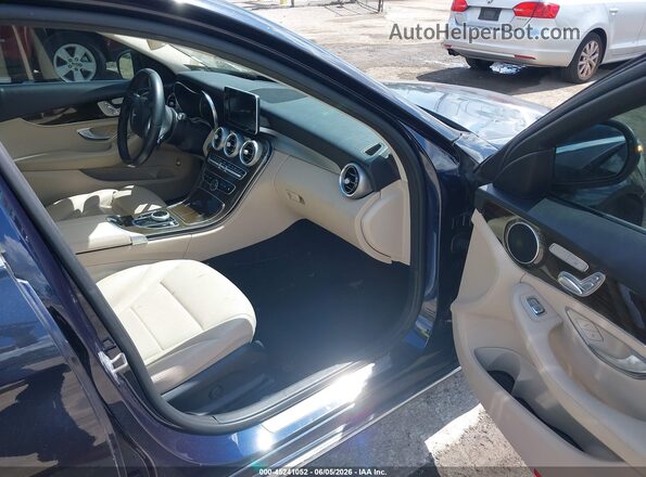 WDDWF4JB4JR326628 2018 MERCEDES-BENZ C-CLASS Dark Blue 
