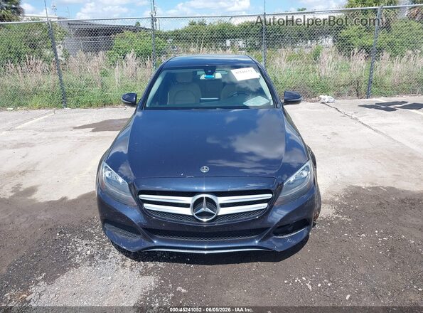 WDDWF4JB4JR326628 2018 MERCEDES-BENZ C-CLASS Dark Blue 