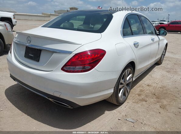 WDDWF4JB4JR387235 2018 MERCEDES-BENZ C-CLASS White Rear right