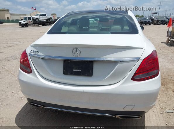 WDDWF4JB4JR387235 2018 MERCEDES-BENZ C-CLASS White 