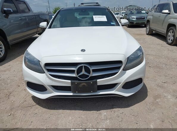 WDDWF4JB4JR387235 2018 MERCEDES-BENZ C-CLASS White Instrument cluster view