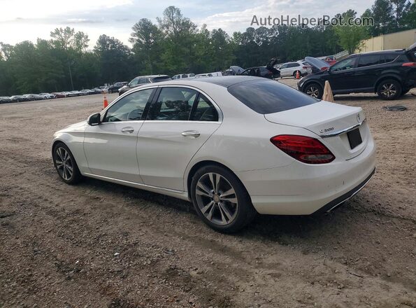 WDDWF4JB5GR150438 2016 MERCEDES-BENZ C Белый Задняя левая четверть