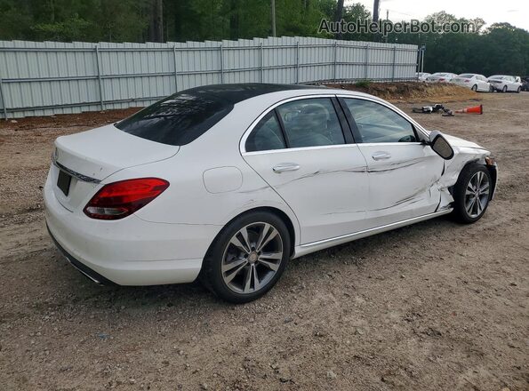 WDDWF4JB5GR150438 2016 MERCEDES-BENZ C Белый Задняя правая четверть