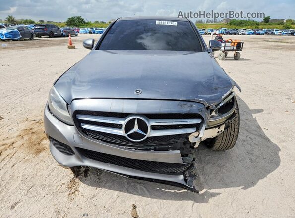 WDDWF4JB5JR415009 2018 MERCEDES-BENZ C Gray Widok z przodu