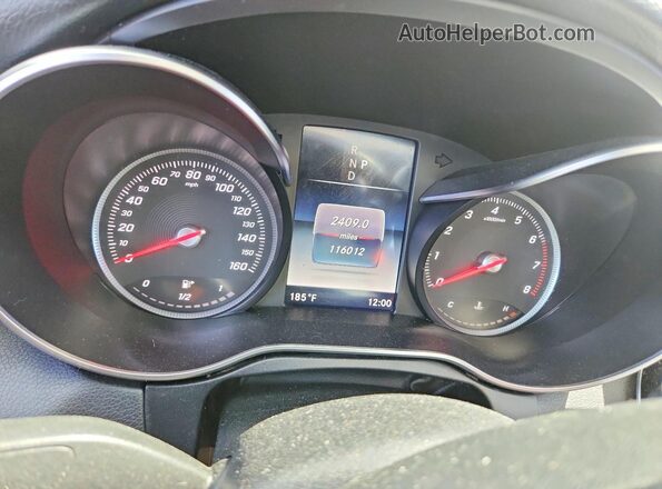 WDDWF4JB5JR415009 2018 MERCEDES-BENZ C Gray Widok zestawu wskaźników