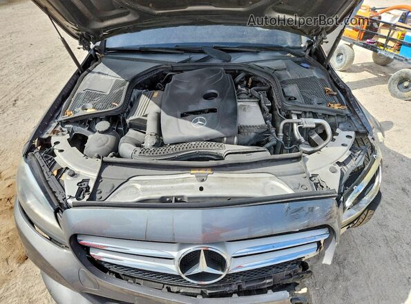 WDDWF4JB5JR415009 2018 MERCEDES-BENZ C Gray Widok wnętrza z tyłu