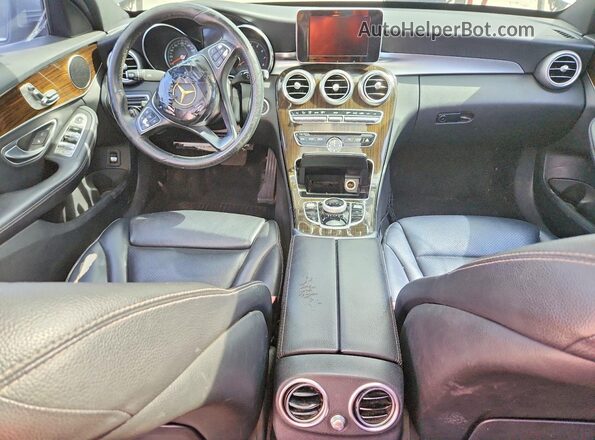 WDDWF4JB5JR415009 2018 MERCEDES-BENZ C Gray Widok deski rozdzielczej