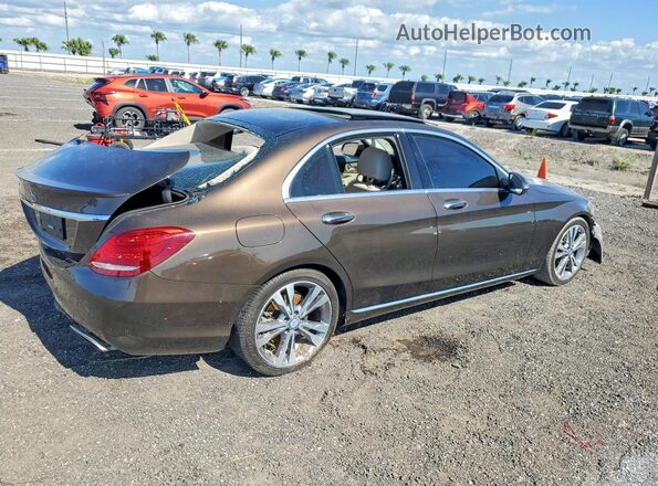 WDDWF4JB6GR178636 2016 MERCEDES-BENZ C Brown 
