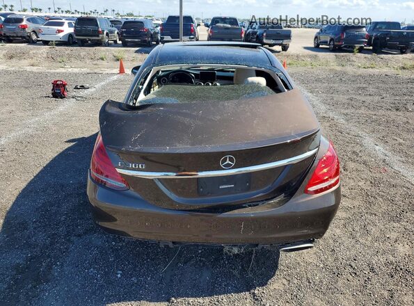 WDDWF4JB6GR178636 2016 MERCEDES-BENZ C Brown 