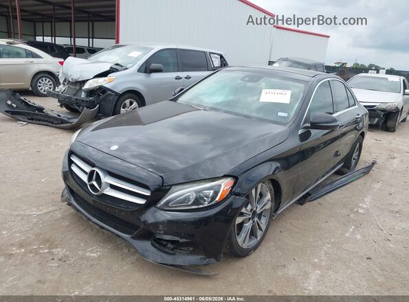 WDDWF4JB7GR153468 2016 MERCEDES-BENZ C-CLASS Black Передня ліва чверть