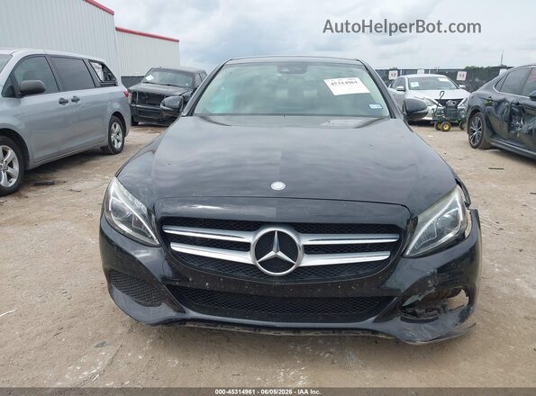 WDDWF4JB7GR153468 2016 MERCEDES-BENZ C-CLASS Black Вид спереду