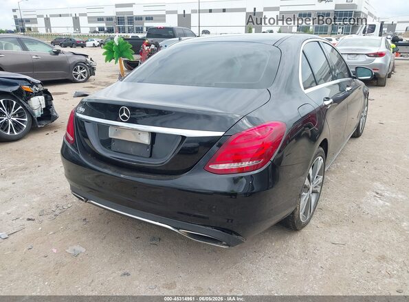 WDDWF4JB7GR153468 2016 MERCEDES-BENZ C-CLASS Black Задня права чверть