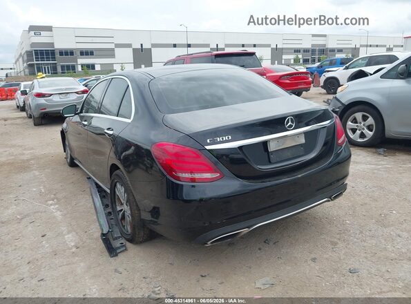 WDDWF4JB7GR153468 2016 MERCEDES-BENZ C-CLASS Black Задня ліва чверть