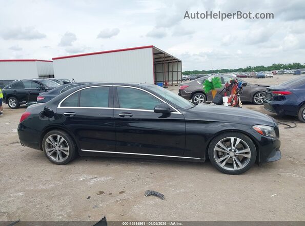 WDDWF4JB7GR153468 2016 MERCEDES-BENZ C-CLASS Black Вид задньої частини салону