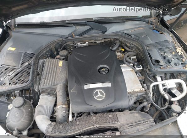 WDDWF4JB7GR153468 2016 MERCEDES-BENZ C-CLASS Black Вид ззаду